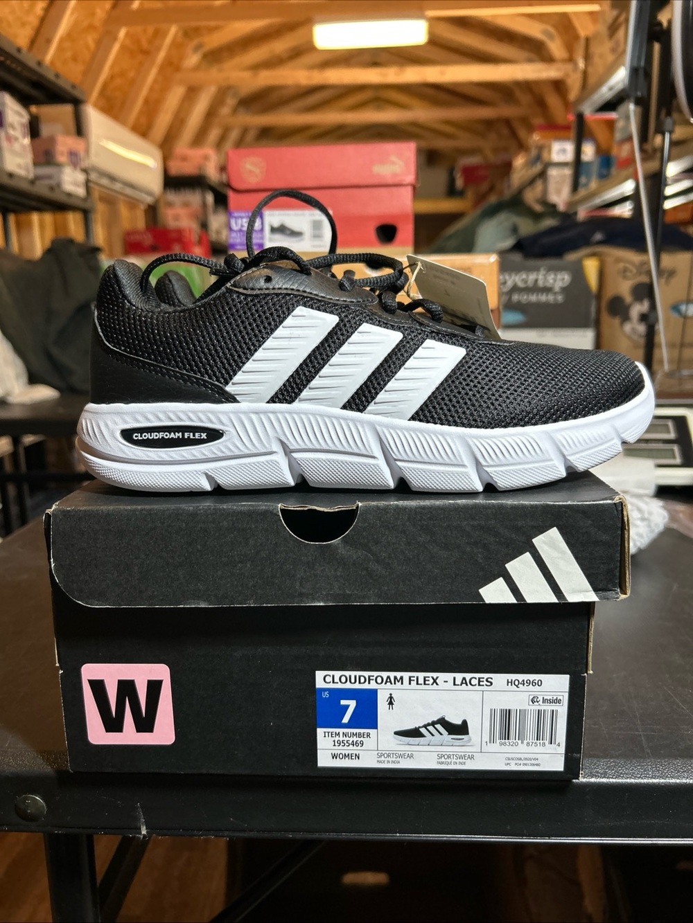 Women’s Adidas Cloudfoam Flex-Laces Size 7